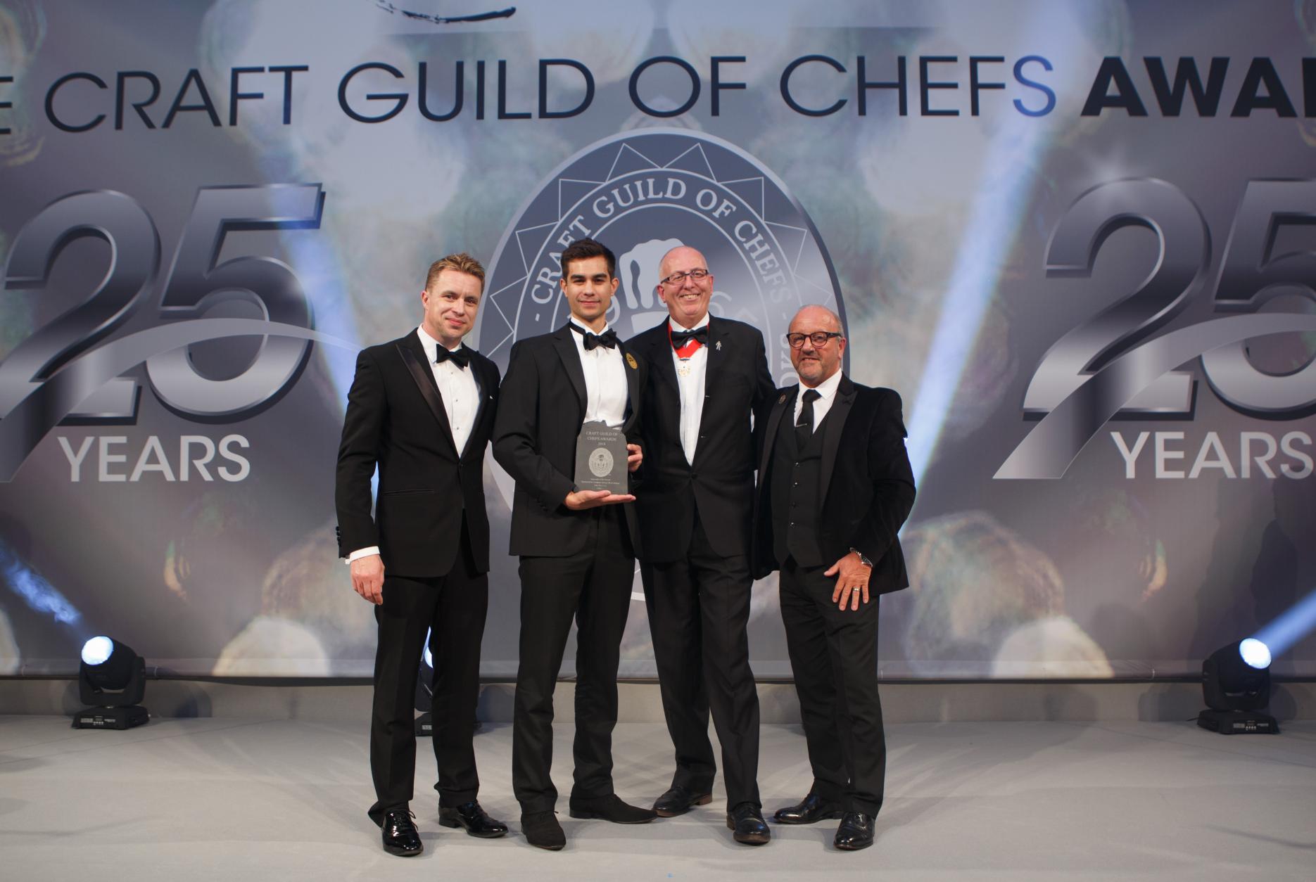 Apprentice Chef Award winner John Howarth, CH&Co