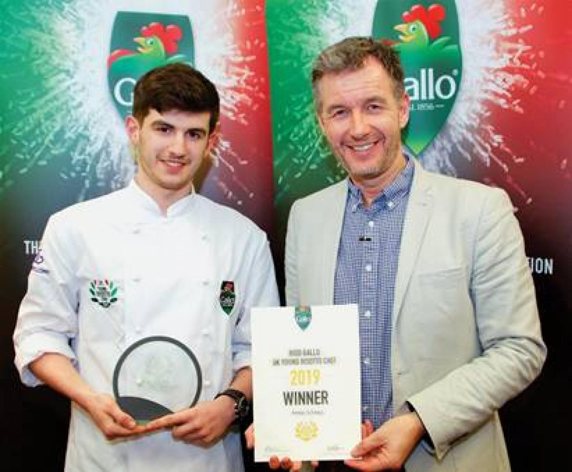 (L-R) Williams with Riso Gallo UK managing director, Jason Morrison