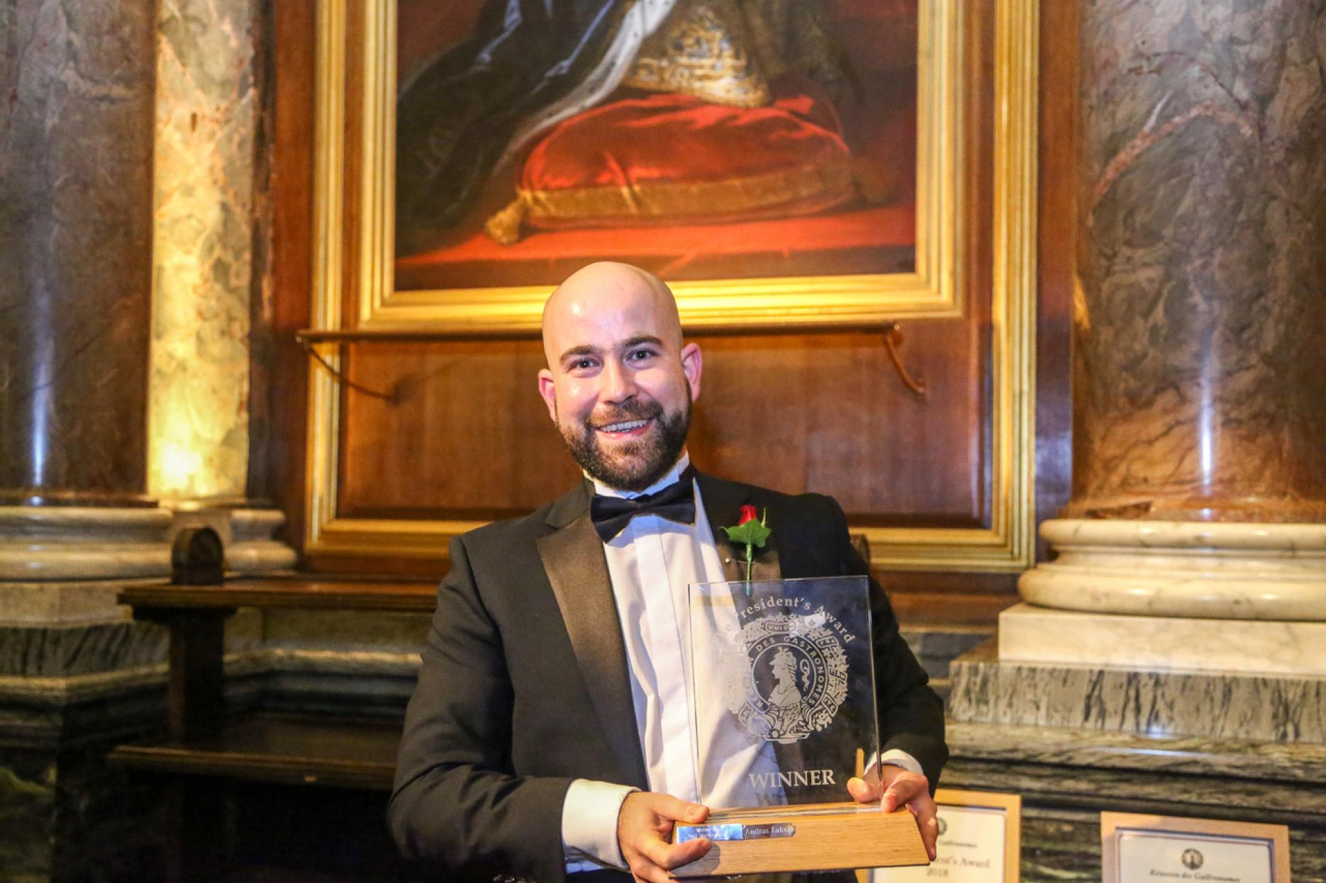 Gastronomes winner 2019 Andras Lakezi