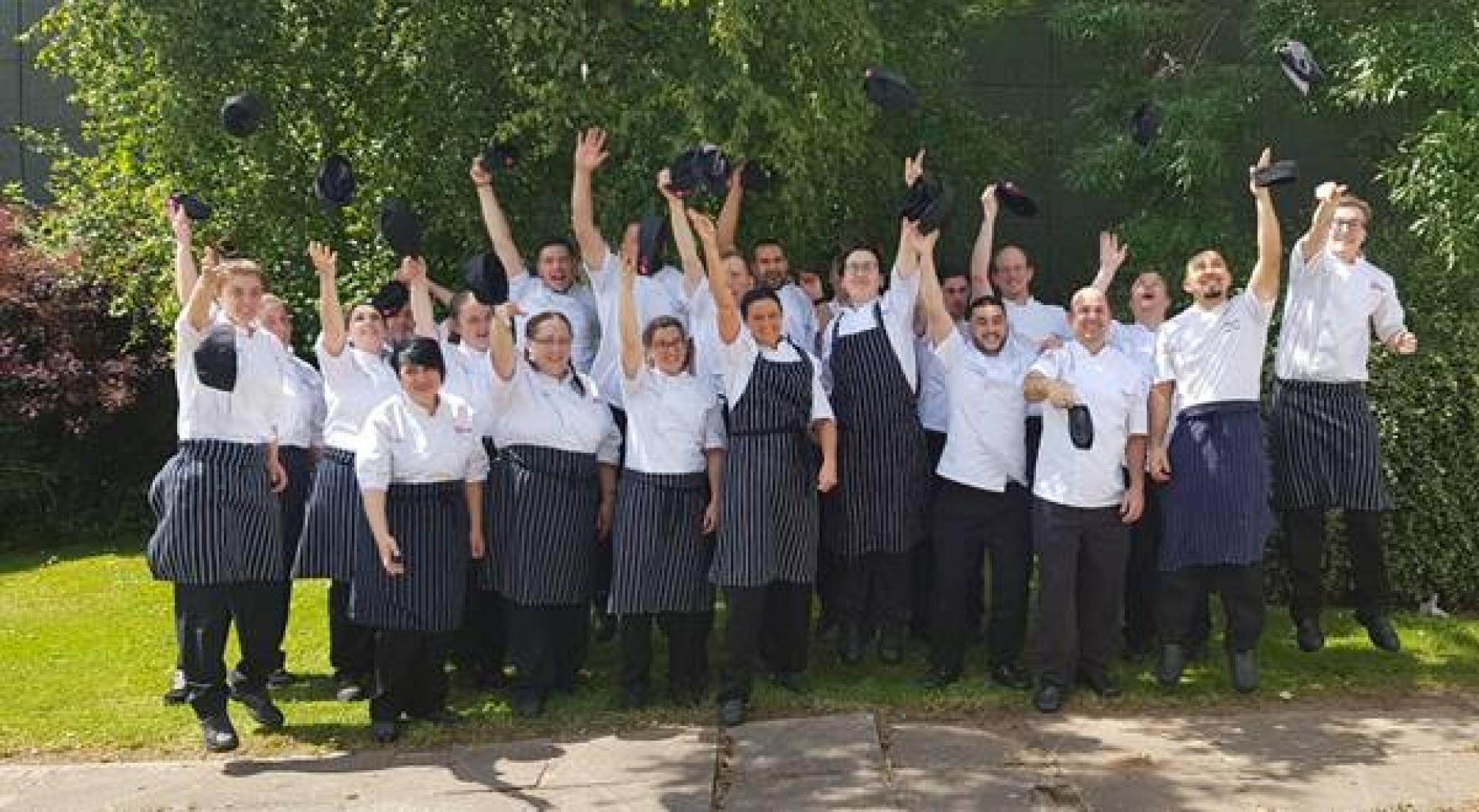 24 graduate from Elior Chef School Contract caterers Elior celebrates 24 Chef School graduates