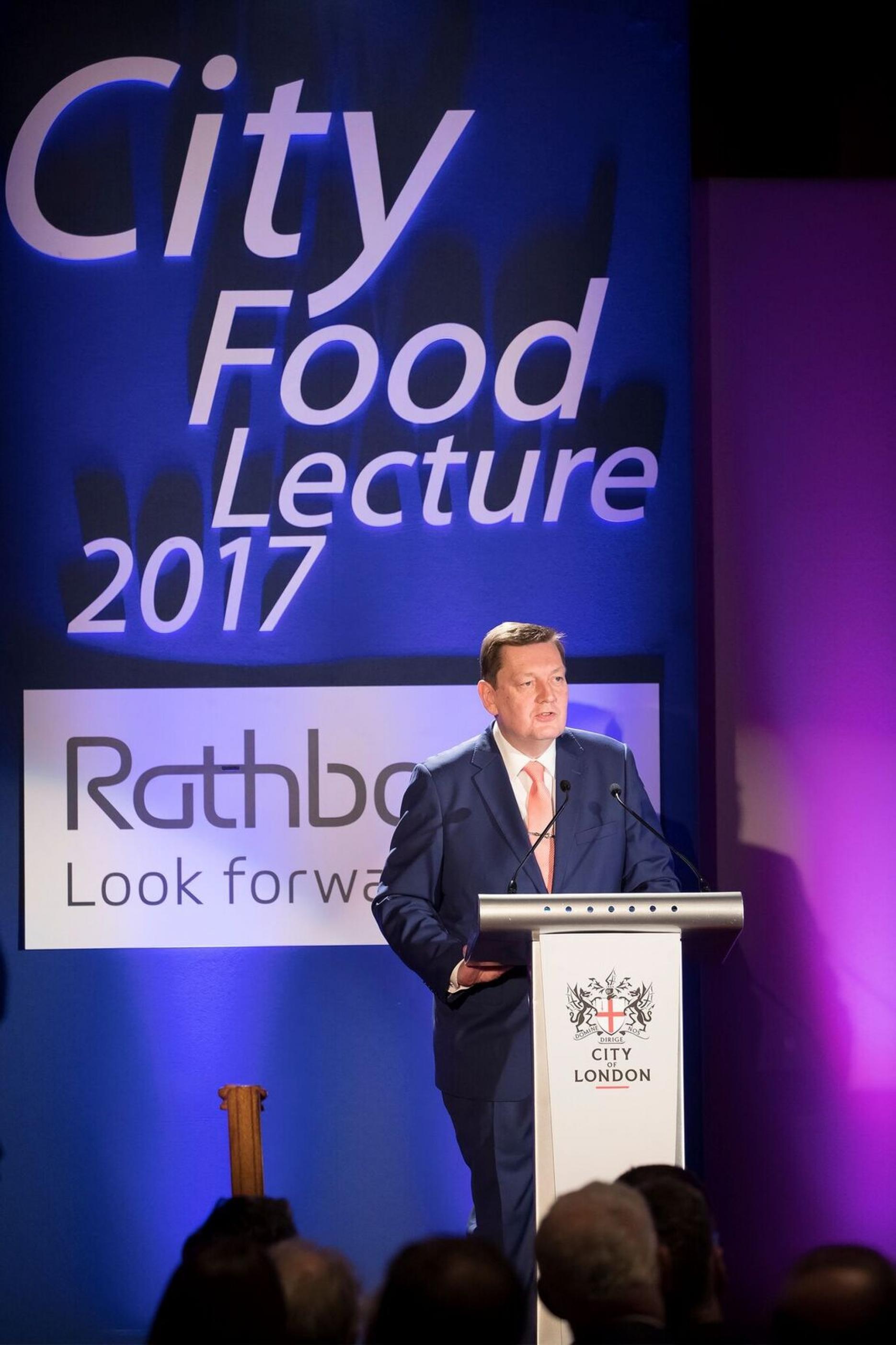 Professor calls for new approach to food at City Food Lecture 2017 Professor calls for different approach to food at City Food Lecture 2017