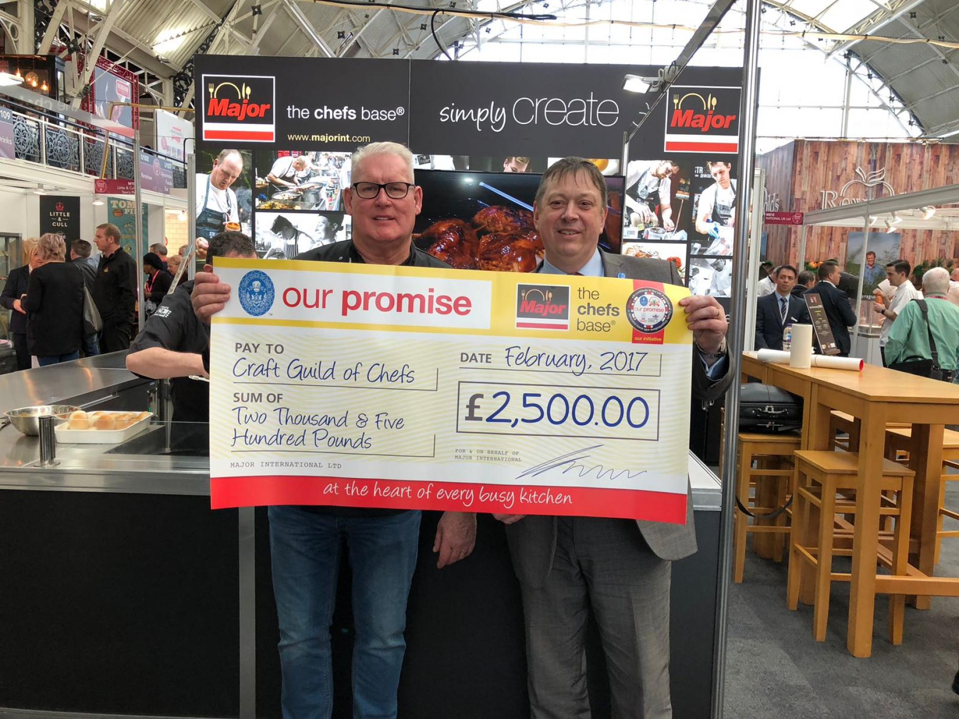 CGOC awarded its £2,500 donation