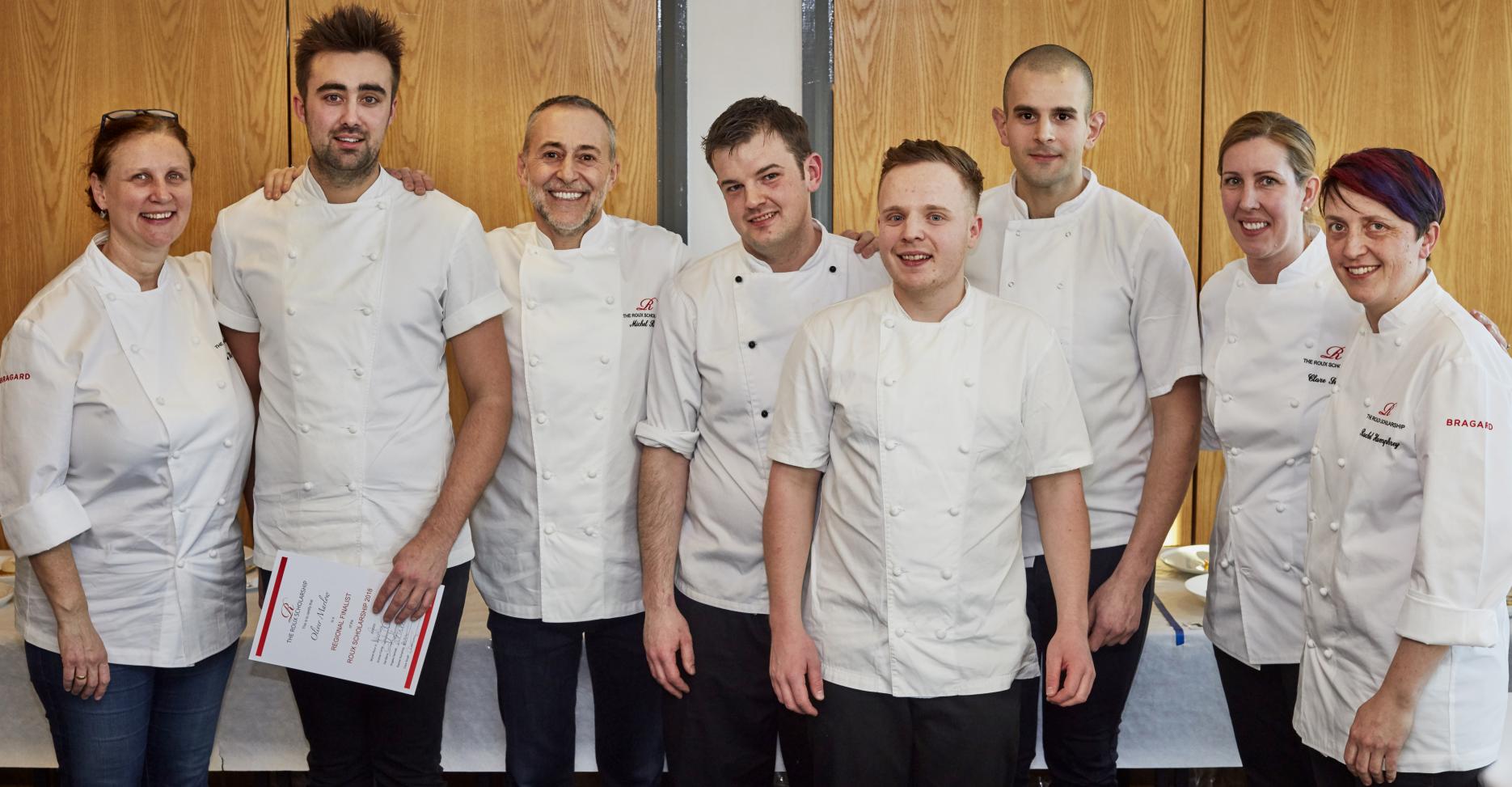 Regional finalists with judges